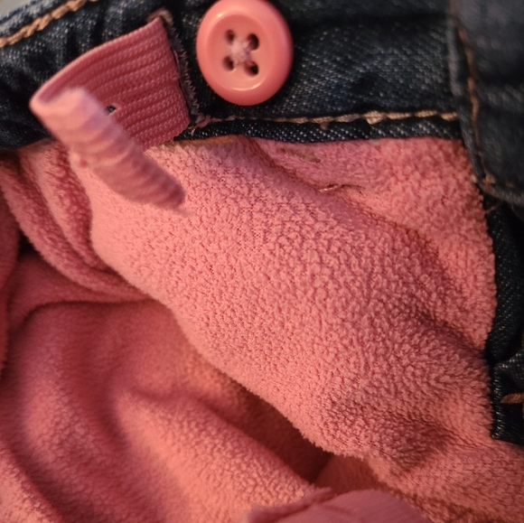 baby Gap fleece lined blue jeans - Picture 4 of 4